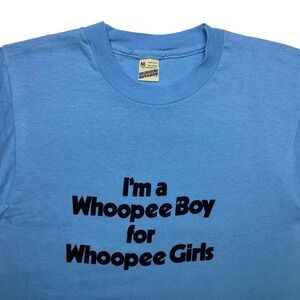 Vintage 80s I'm‎ a whoopee boy for whoopee girls x funny shirt